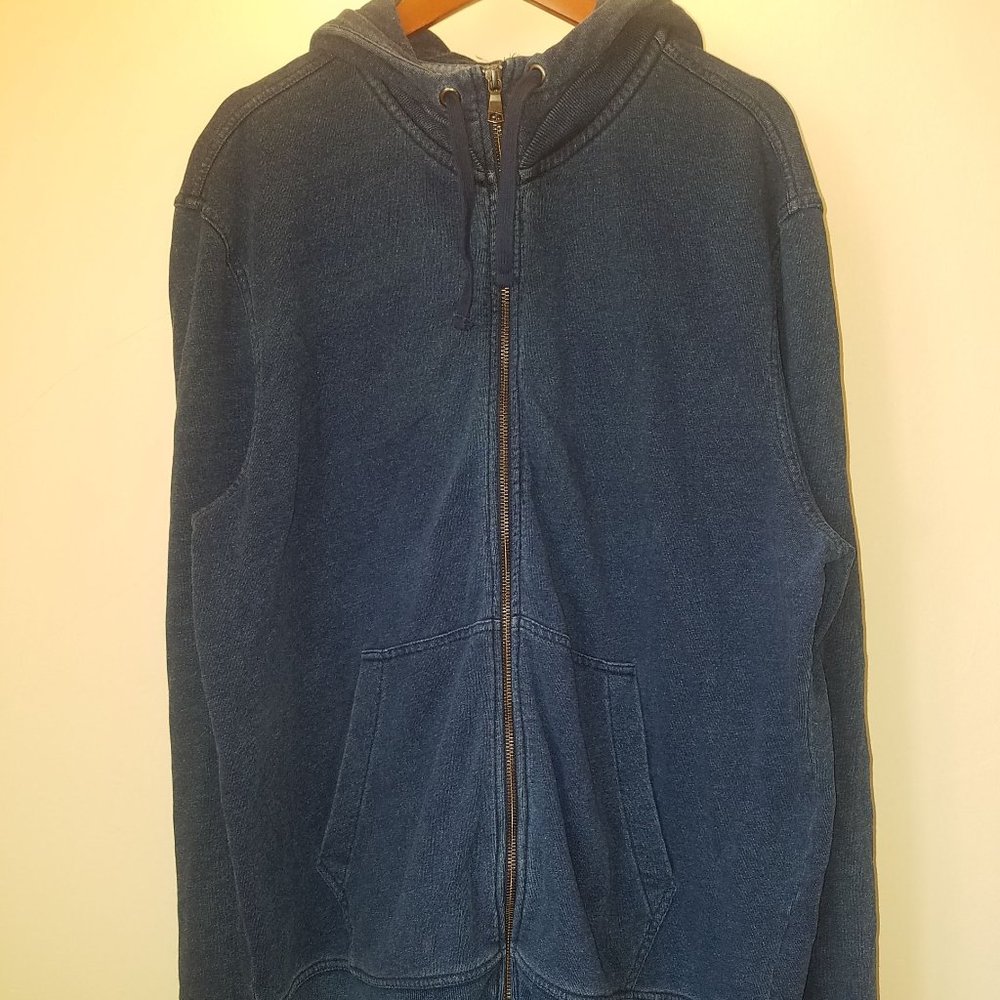 Banana Republic Men’s Navy Blue Zip Up Hoodie XL
